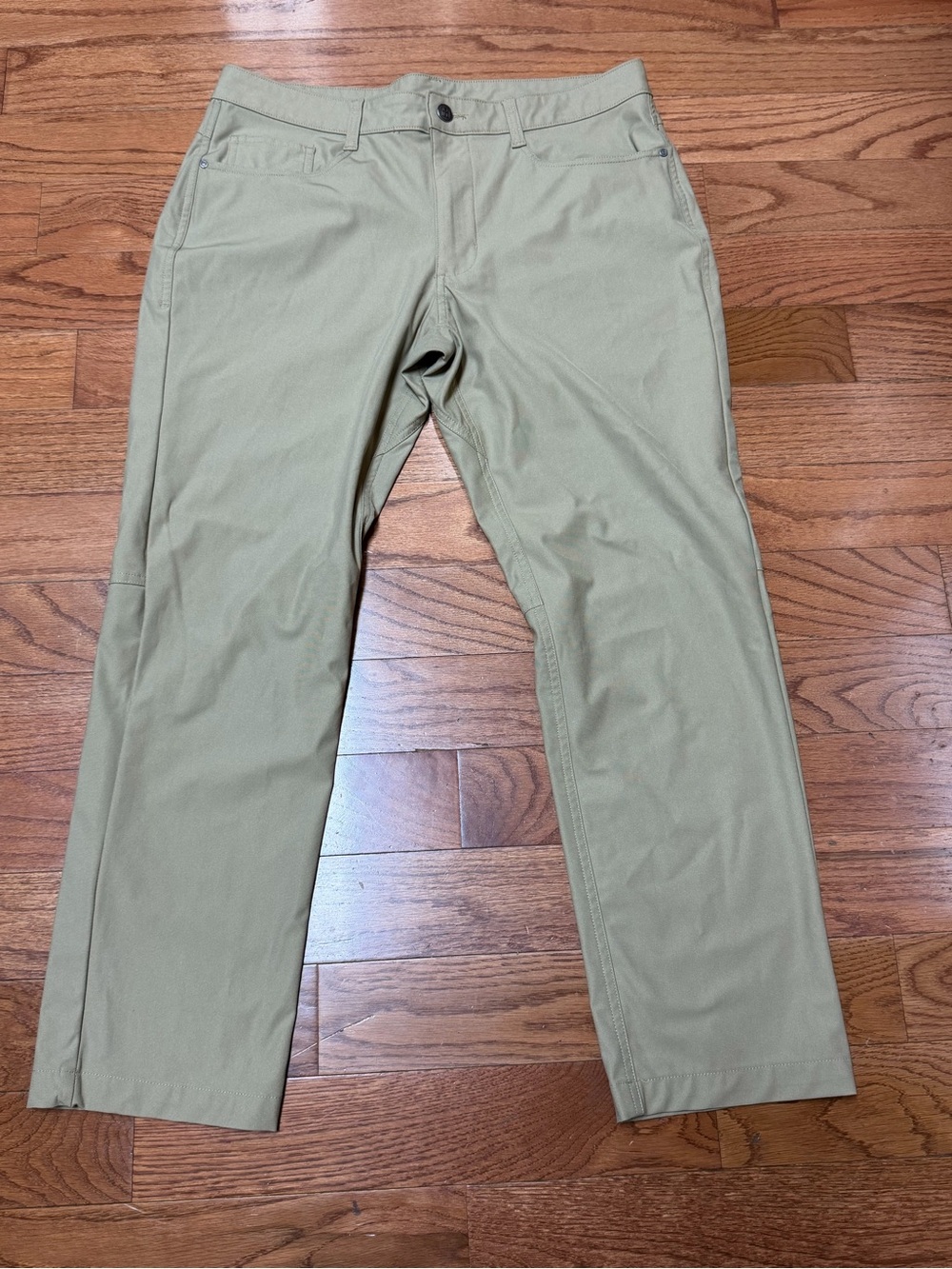 Swiss Tech Mens Performance Pants Sand Khaki Stretch Outdoor SMB38479 Size 34x30